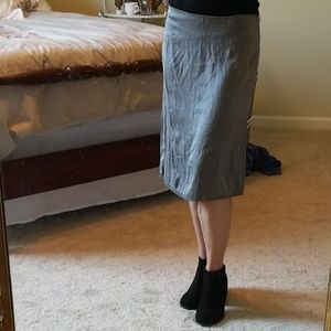 American Eagle silk midi skirt